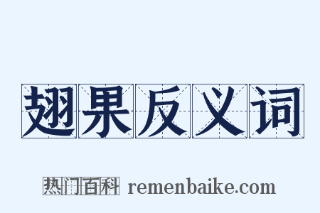 翅果反义词是什么意思的图片